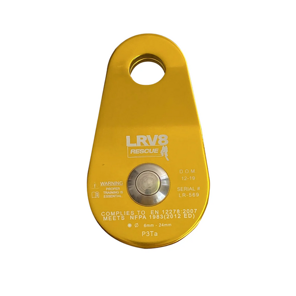 LRV8 P3TA Pulley with Swivel Cheeks 60mm Wide - Thick