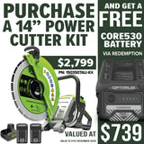 Greenworks PC141 82V OPTIMUS 14" 4.3kW Power Cutter Kit [1503507AU-Kit]