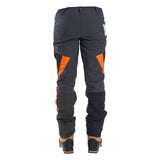 Clogger Zero MENS & WOMENS Generation 2 Chainsaw Trousers - Green & Orange Flash