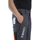 Clogger Zero MENS & WOMENS Generation 2 Chainsaw Trousers - Green & Orange Flash