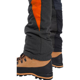 Clogger Zero MENS & WOMENS Generation 2 Chainsaw Trousers - Green & Orange Flash