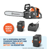Husqvarna 240i Battery Chainsaw