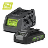 Greenworks G24B2 24V Battery 2.0Ah