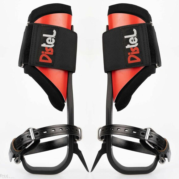 ART Distel 3 Click Aluminum Tree Climbing Spurs / Spikes with AMERICAN LONG Gaffs