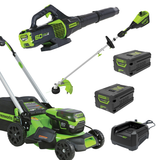 Greenworks LMC420 60V 51cm Lawnmower Ultimate Start Up Kit [1307307AUVT]