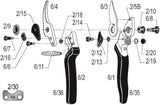 Felco 2/20 single Shock Absorber for Pruning Shears