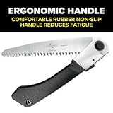 Jameson Barracuda 8" Folding Pruning Hand Saw with Tri-Cut Blade