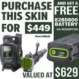Greenworks 82BA26 82V Dual Port Backpack Blower [2407807AU]