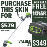 Greenworks 82TB20 82V 18″ Bike Handle Trimmer [2111907AU]