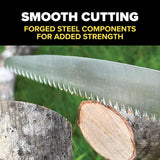 Jameson Folding Pole Saw 13" Barracuda Hard Chrome Plated Tri-Cut Saw Blade PS-4FS