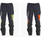Clogger Zero MENS & WOMENS Generation 2 Chainsaw Trousers - Green & Orange Flash