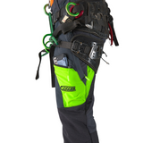 Clogger Zero MENS & WOMENS Generation 2 Chainsaw Trousers - Green & Orange Flash