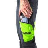 CLOGGER Zero ULTRA Chainsaw Pants  MENS & WOMENS TU73Z Grey/Green