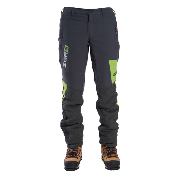 Clogger Zero Mens Generation 2 Chainsaw Trousers - Green