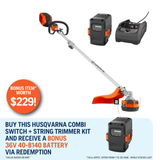 Husqvarna Combi Switch + String Trimmer 330iKL Kit