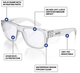 SAFESTYLE protective safety eyewear glasses - FUSION FGP100 & FUSION XL