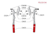 Felco C16 Heavy-Duty Two-Handed 16mm Steel Cable/Wire Cutters