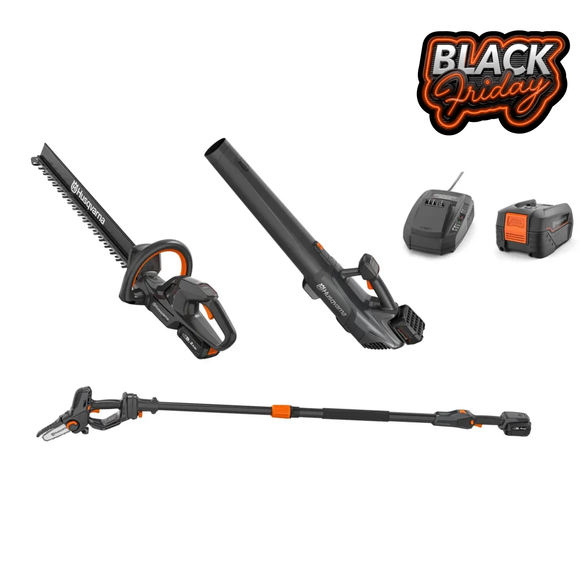 Husqvarna Aspire™ Hedge Trimmer + Blower + Pole Pruner Bundle