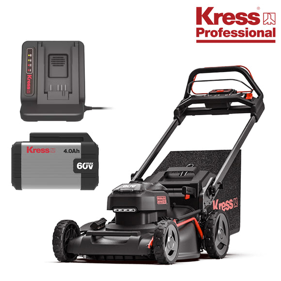 Kress Pro KG757E.9 46cm Lawn Mower Kit