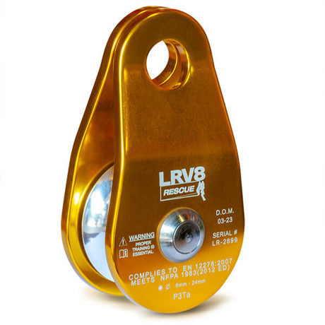 LRV8 P3TA Pulley with Swivel Cheeks 60mm Wide - Thick