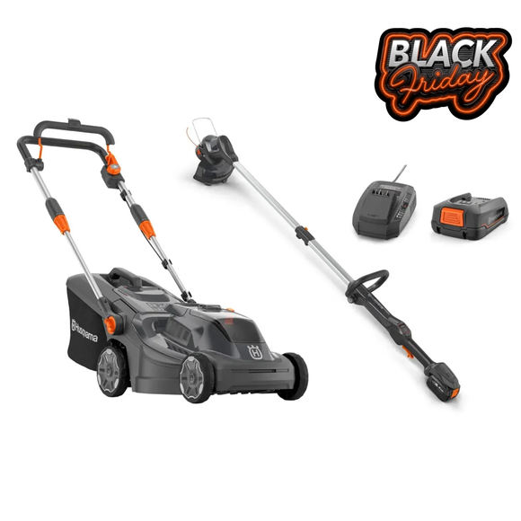 Husqvarna Aspire™ Lawn Mower + Grass Trimmer Bundle