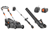Husqvarna Aspire™ Lawn Mower + Grass Trimmer + Leaf Blower Bundle