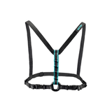 Notch SRS Chest Harness - 99443 Black / Aqua