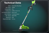 Greenworks Commercial OAS161 82V Split Shaft Multi Tool Trimmer [2140902]
