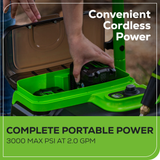Greenworks PWC401 60V 3000PSI Dual Port Pressure Washer
