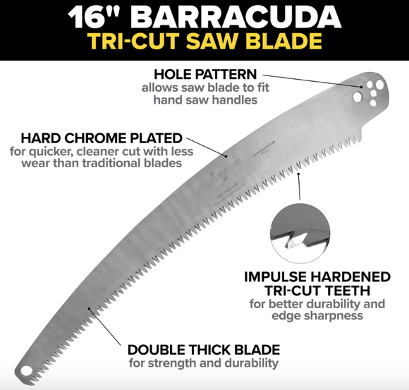 Jameson Tri Cut Saw Blade 16