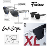 SAFESTYLE protective safety eyewear glasses - FUSION FGP100 & FUSION XL