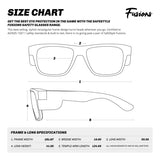 SAFESTYLE protective safety eyewear glasses - FUSION FGP100 & FUSION XL