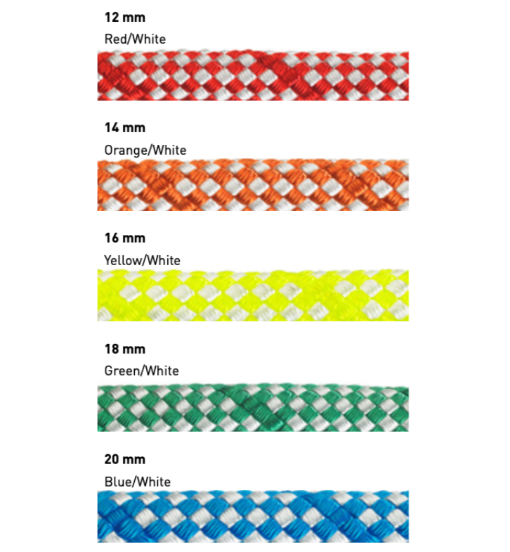 Teufelberger Sirius Bull Rope - 12mm 14mm 16mm 18mm 20mm – Arbormaster