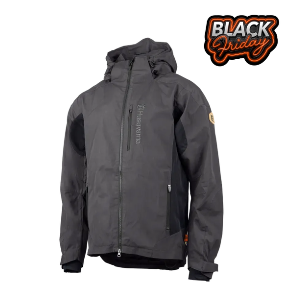 Husqvarna Xplorer Shell Jacket - Men (Charcoal Black)