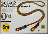 STEIN SCE Ocun Condor & The NEW SCE-X2 Secura - Work Positioning Lanyards 3m / 5m