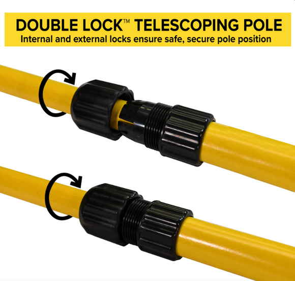 Jameson Double Lock Telescoping Extension Poles 7ft - 14ft  TP-14