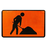 Caution Tree Work in Progress Sign & Men at Work Traffic Sign (Medium & Large) with or without Stands