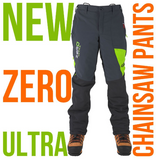 CLOGGER Zero ULTRA Chainsaw Pants  MENS & WOMENS TU73Z Grey/Green