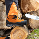 Clogger HAIX Protector Forest 2.1 GTX Full Height Chainsaw Boots ORANGE