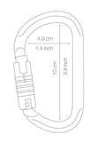 PETZL Vulcan Triact Steel Carabiner - M073BA00 (Not In Stock till 8/8/26)