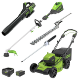 Greenworks LMC410 60V 46cm Self-Propelled Lawnmower Start Up Kit [1305807AU]