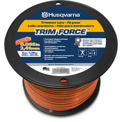 Husqvarna TrimForce Trimmer Line, 3.3mm
