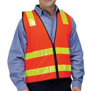 High Vis Safety Vest (Zip Up)