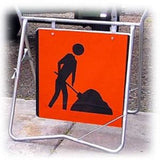 Man Digging Traffic Sign (Medium)